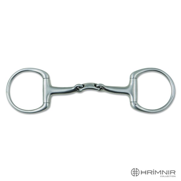 Hrimnir Gebiss doppelt gebrochen Edelstahl 14mm 11,5cm