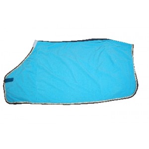 HKM Abschwitzdecke New Jersey azur/beige 125cm