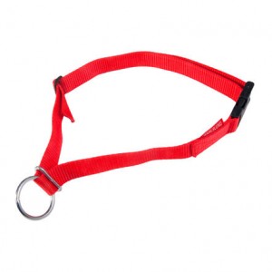 Karlslund Sicherheits Halsriemen rot silber