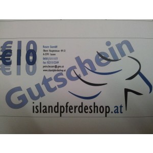 islandpferdeshop.at Gutschein 20 Euro