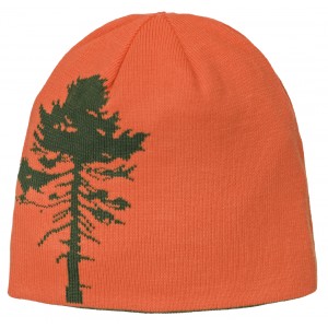 Pinewood Strickmütze Wendbar Orange/Grün onesize