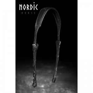 Nordic Horse ergonomisches Kopfstück schwarz 25mm