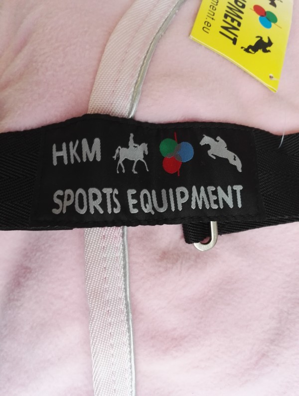 HKM Abschwitzdecke pink/silber 125cm