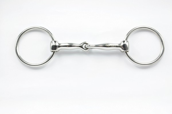 Eques einfach gebrochene Wassertrense Edelstahl 11cm
