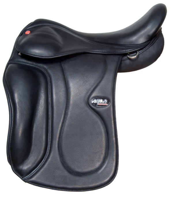 Karlslund Sattel D mit SuperFit schwarz 16" medium