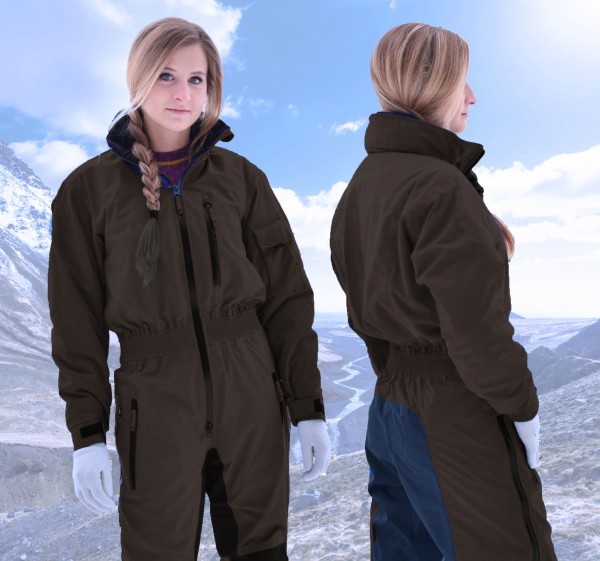 HGG Reitoverall Coldy braun M Lang (+10cm)