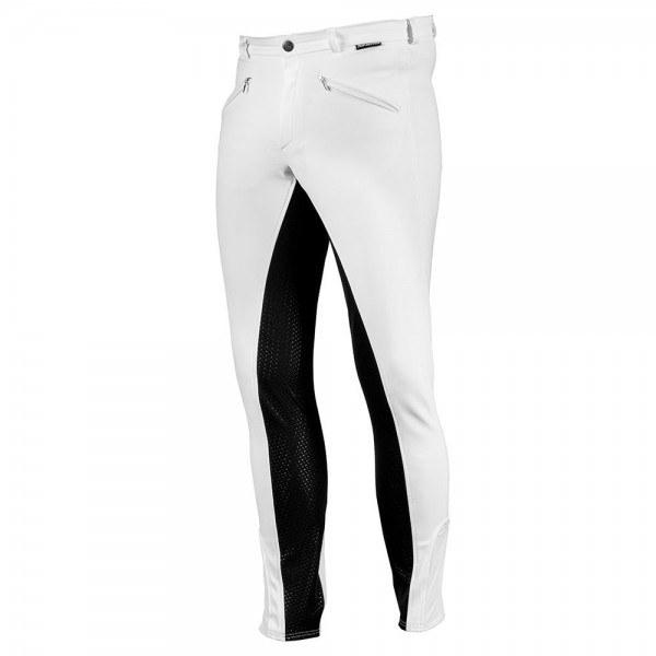 TopReiter Reithose Herren "MAGIC CHAMP" weiß-schwarz 50L