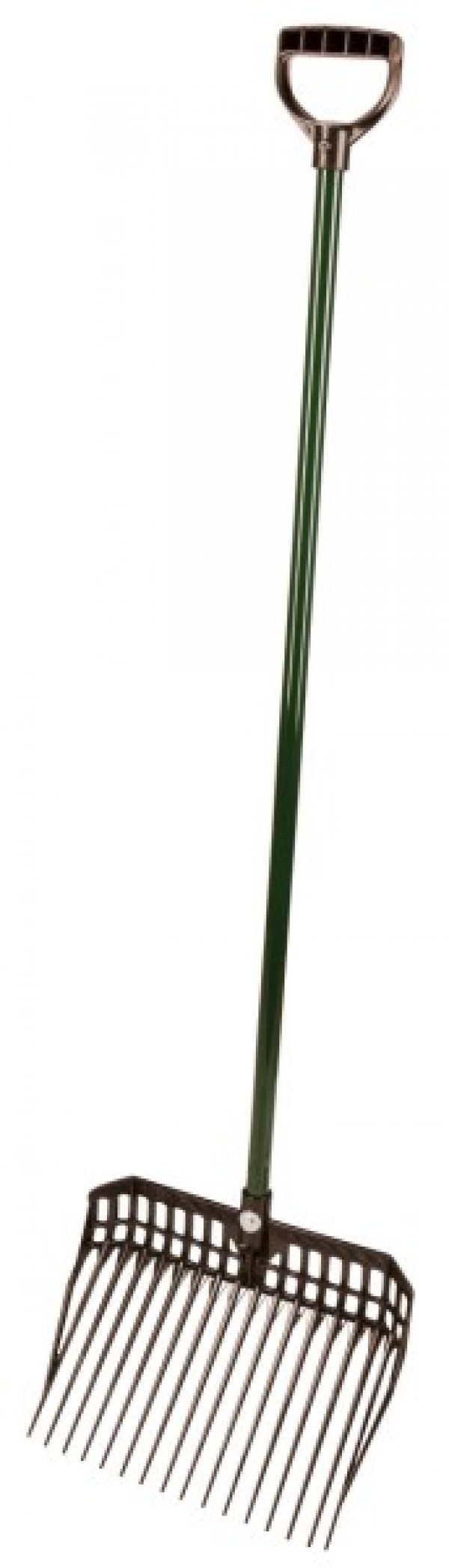 Kerbl Dunggabel EcoFork mit Metallstiel mit D-Griff schwarz