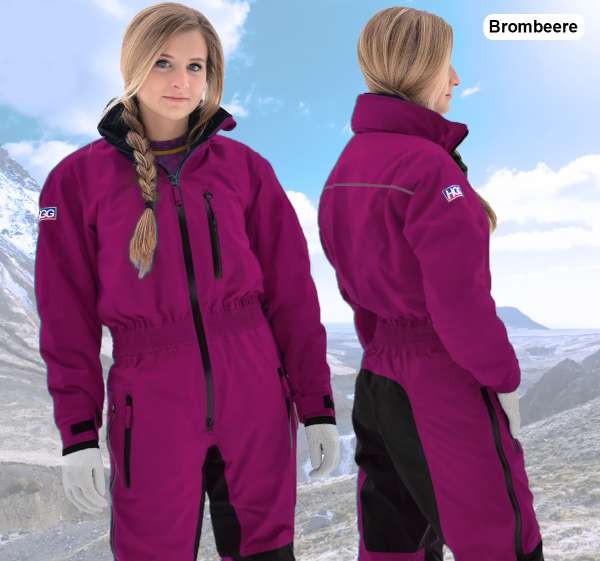 HGG Reitoverall Coldy brombeer XS Lang (+10cm)