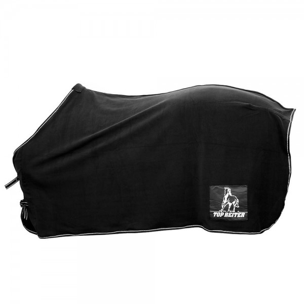 TopReiter Fleecedecke schwarz 125cm