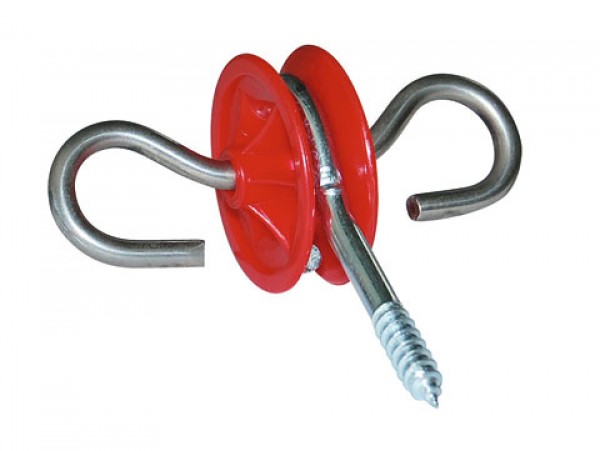 Kerbl Torgriffisolator Nirosta mit 2 Einlegehaken