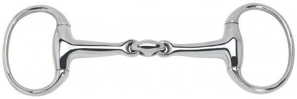 Busse Olivenkopfgebiss Ellipse doppelt gebrochen Edelstahl 12,5cm